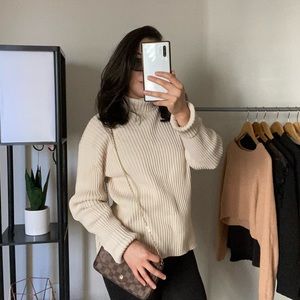 GAP Split-Hem Turtleneck Sweater